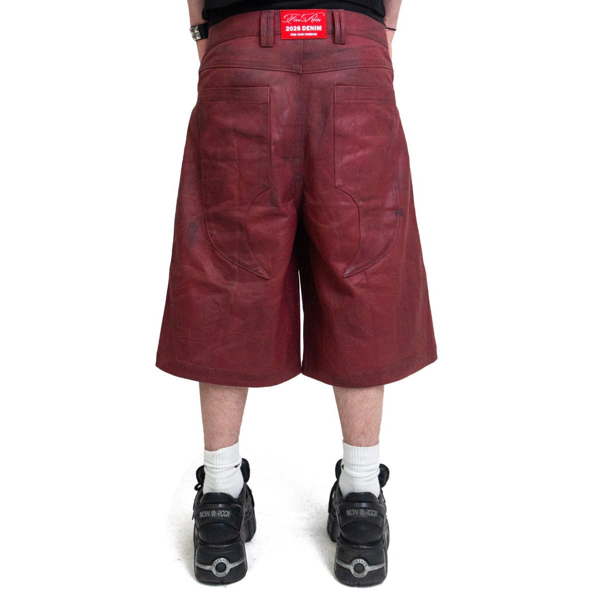 Wax Coated Denim Shorts for Men & Women | FREE REIN