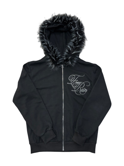 the "nocturians" fur hoodie