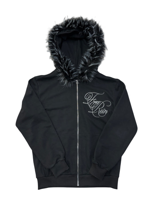 the "nocturians" fur hoodie