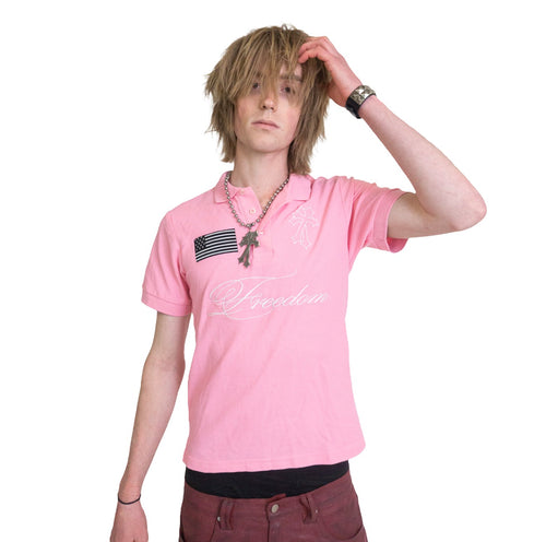 FRN - "freedom" polo - pink