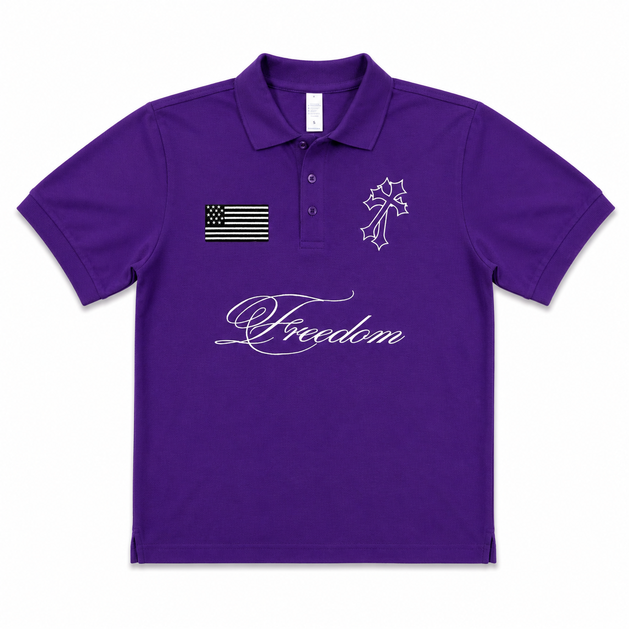 FRN - "freedom" polo - purple