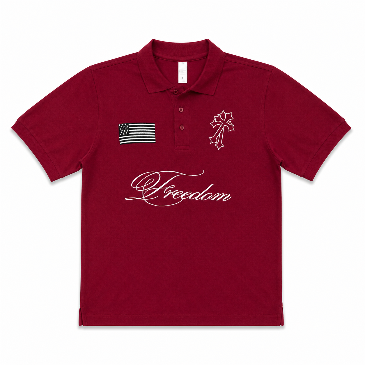 FRN - "freedom" polo - red